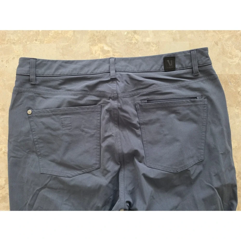 Vuori Meta Pants Mens 34 Charcoal‎ Grey Technical 5-Pocket Performance Trousers